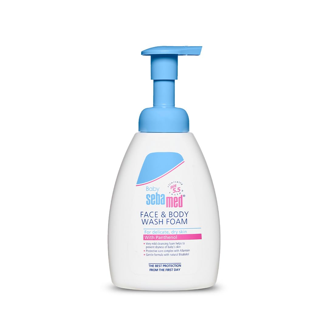 Version 1.0.0 Sebamed baby face and body wash foam for gentle cleansing