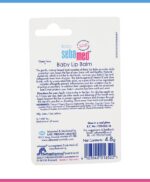 Gentle lip care balm for baby lips with nourishing formula