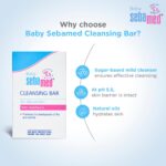 Sebamed baby cleansing bar for daily gentle care