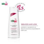 Sebamed shampoo pH 5.5 for reducing hair loss