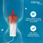Stayfree OB Tampons Normal Flow 10 Pieces – Dynamic Fit, Rash-Free, 100% Leak Protection, Silk Touch Comfort - Image 5