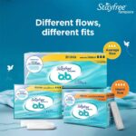 Stayfree OB Tampons Normal Flow 10 Pieces – Dynamic Fit, Rash-Free, 100% Leak Protection, Silk Touch Comfort - Image 2