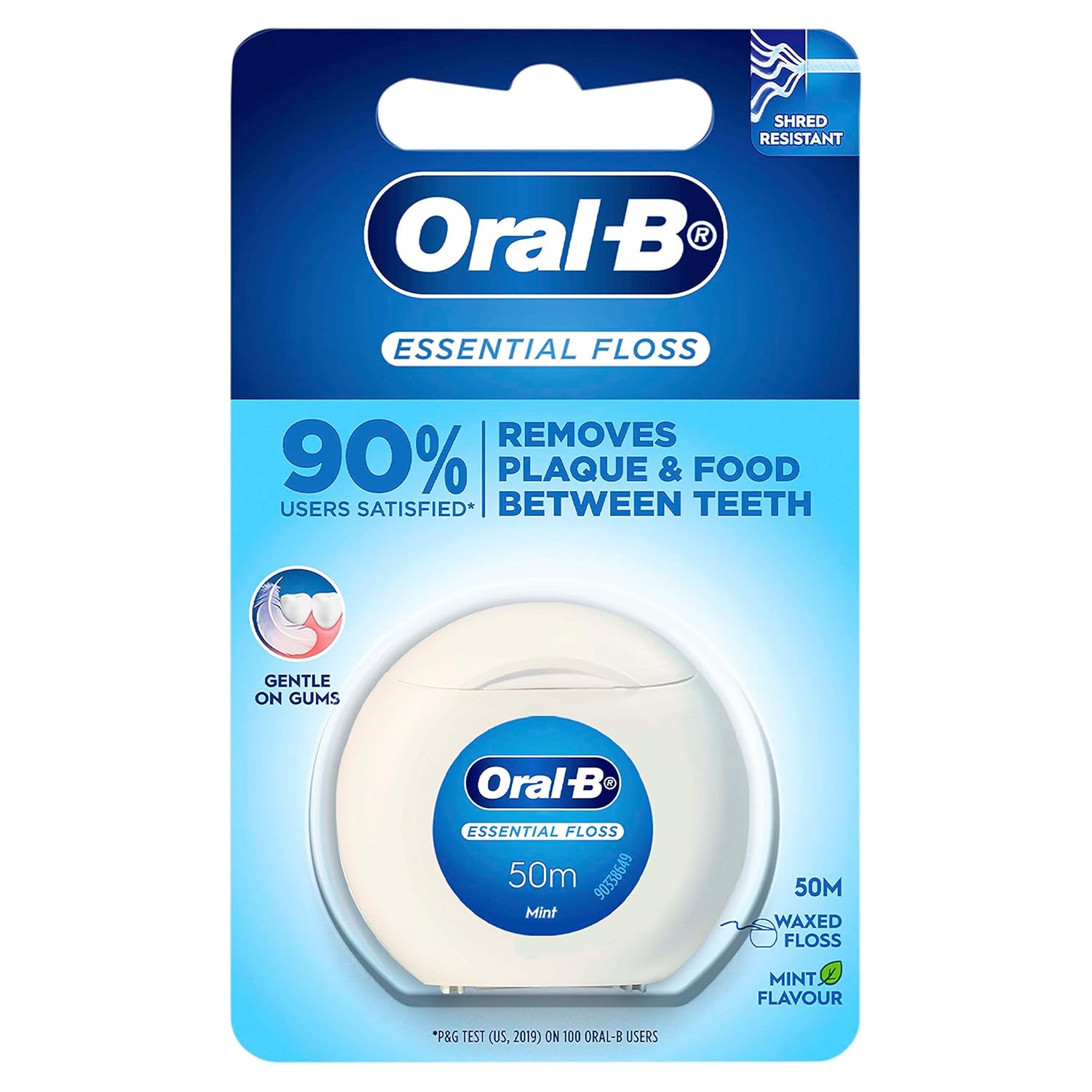 Oral-B Essential Floss Mint Flavor Oral-B Essential Floss Mint Flavor strong shred-resistant dental floss pack for plaque removal and fresh breath