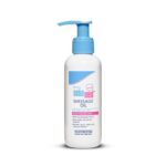 Sebamed newborn massage oil 150 ml packaging front view