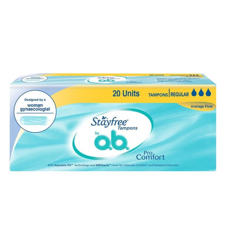 Stayfree OB Tampons for Women for superior comfort, reliable protection, and worry-free periods