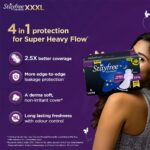 Stayfree Advanced XXL+ Thin Sanitary Pads for Women – 8 Soft Cotton Pads, All Night Comfort, 2X Absorption. - Image 4
