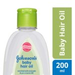 Avocado infused baby hair oil for smooth and shiny hair
