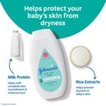 Gentle baby lotion with milk and rice extract for daily moisturizing
