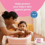 Gentle cleansing soap for babies with light floral scent