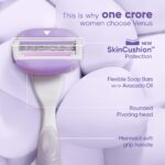 Flexible razor head designed for smooth hair removal