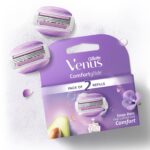 Gillette Venus Comfortglide hair removal cartridges pack of 2 for women