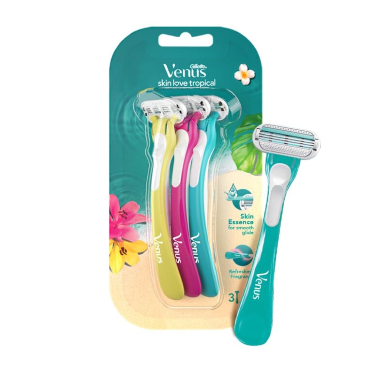 Gillette Venus Skin Love razors pack of three for women
