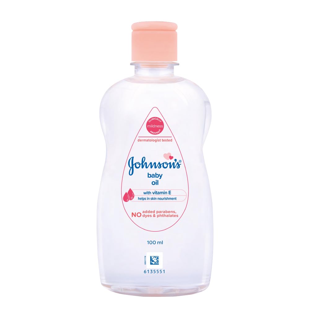 johnson-baby-oil-100ml-vitamin-e-soft-skin Johnson and Johnson baby oil 100ml with vitamin E for soft baby skin
