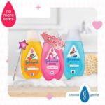 Johnson's Active Kids shampoo for healthy looking shiny hair