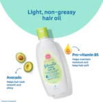 Johnson's Baby Hair Oil 200ml - Image 5