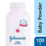 Johnson’s regular baby powder for moisture absorption and smooth feel
