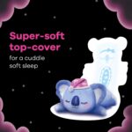 WHISPER  BINDAZZZ NIGHTS KOALA SOFT XXXL+SANITARY PADS, 8 Count. - Image 5