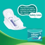 Regular sanitary pads pack designed for a secure and dry feel