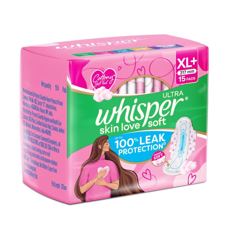 Soft sanitary pads for women with secure fit and gentle feel