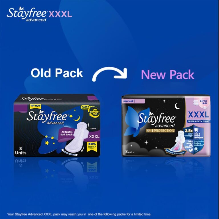 Stayfree Advanced Thin Sanitary Pad Soft Cotton Texture