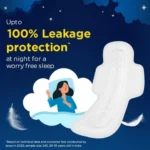 Stayfree night sanitary pads for heavy flow and all night comfort