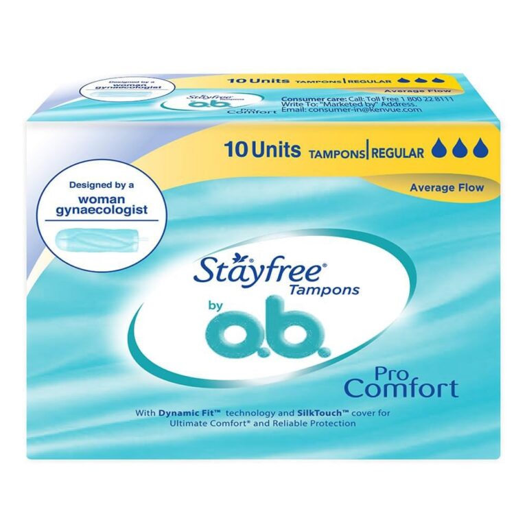 Stayfree OB tampons normal flow pack of 10 pieces