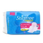 Stayfree Secure XL ultra thin sanitary napkins pack of 6 pads