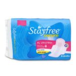 Stayfree Secure XL ultra thin sanitary napkins with wings pack of 6