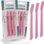 Vega eyebrow razor set of 3 for face and eyebrow shaping