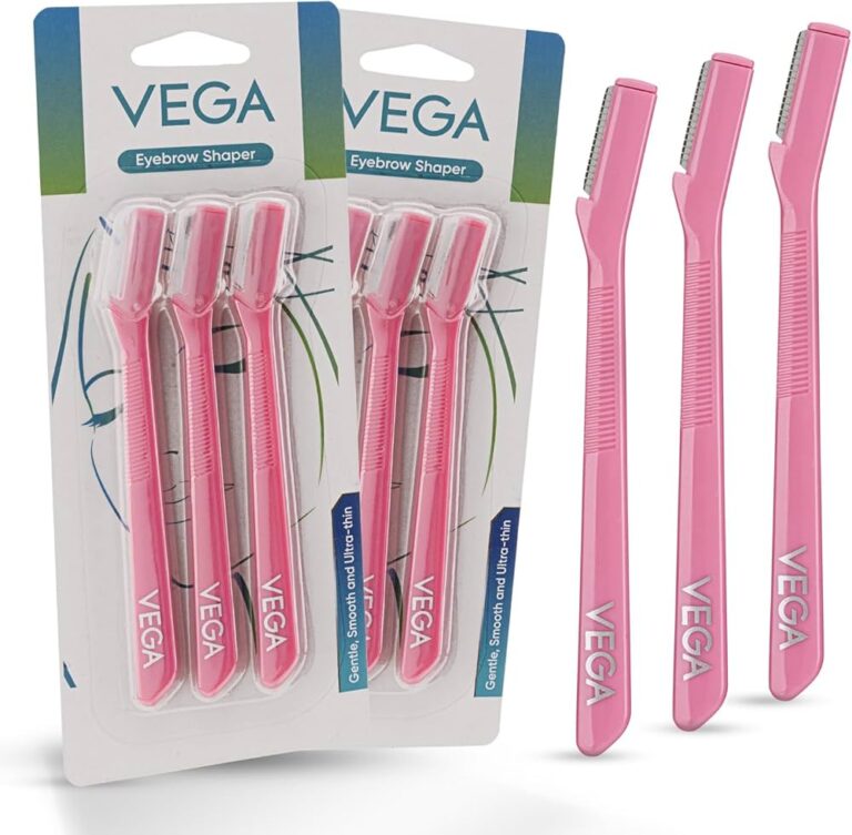 Vega eyebrow razor set of 3 for face and eyebrow shaping