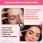 Women's grooming tool for precise eyebrow shaping