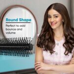 Side angle of Vega round brush designed for hair styling