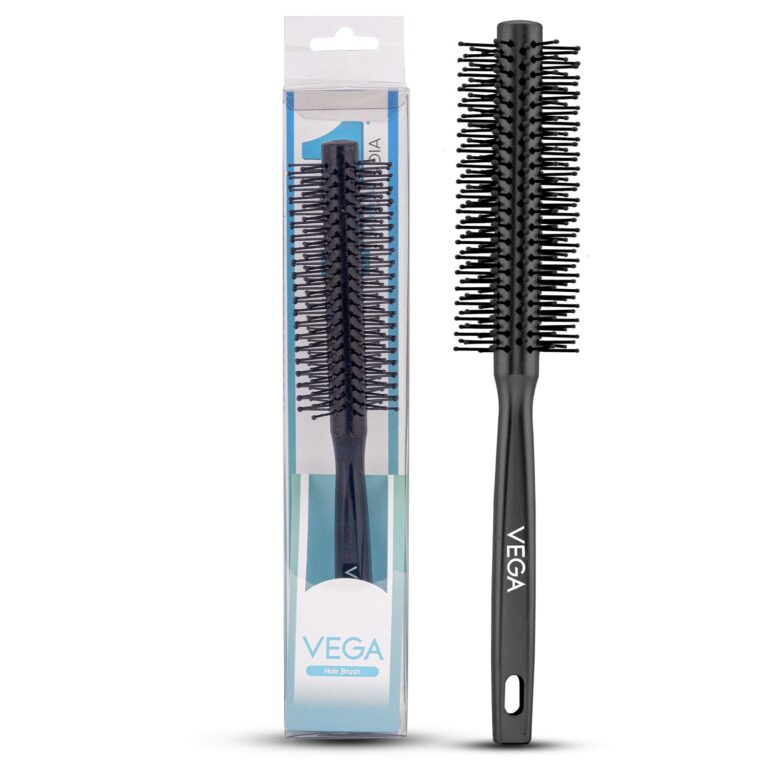 Vega round hair brush R3-RB for creating curls, volume and soft waves
