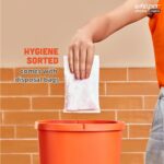 Sanitary pads for night time dryness and secure fit