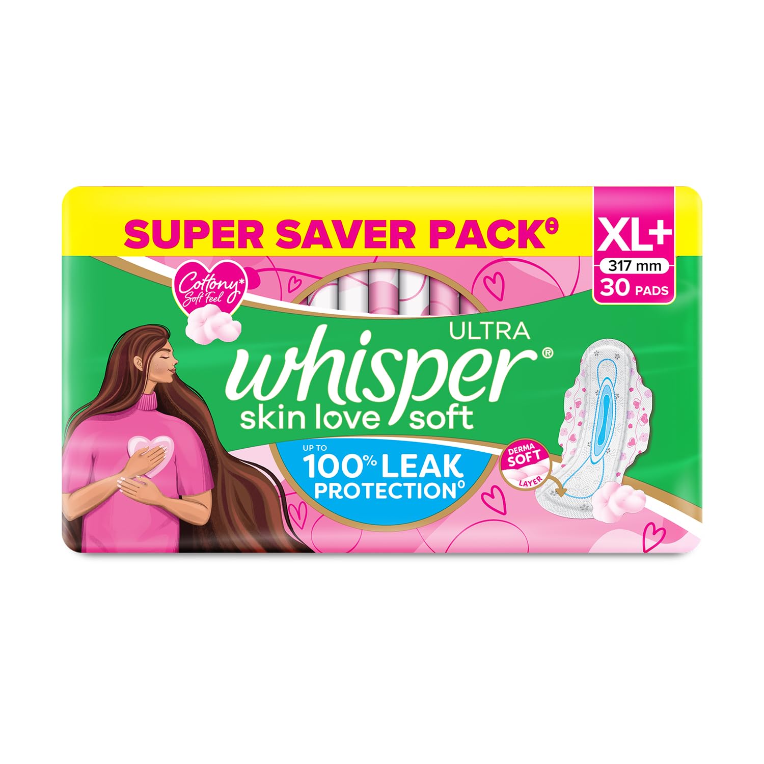 whisper-ultra-soft-xl-plus-30-pads-daily-comfort whisper-ultra-soft-xl-plus-30-pads-daily-comfort