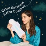 Whisper XL sanitary pads designed for heavy flow night use