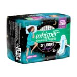 Whisper XXL pads designed for restful sleep during heavy flow
