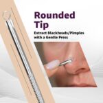 Vega Blackhead & Whitehead Remover Tool – Stainless Steel Acne Extractor (BHR-01) - Image 5