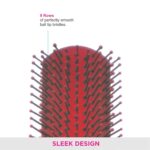 Vega Flat Hair Brush for Smooth Free Hair  (E11-FB) - Image 4