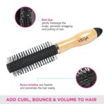Vega Round Hair Brush H3-RB for Blow Dry, Volume & Curls - Image 2