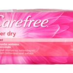 Carefree super dry panty liners pack of 20 for daily freshness