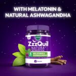 Sleep support gummies with melatonin and ashwagandha
