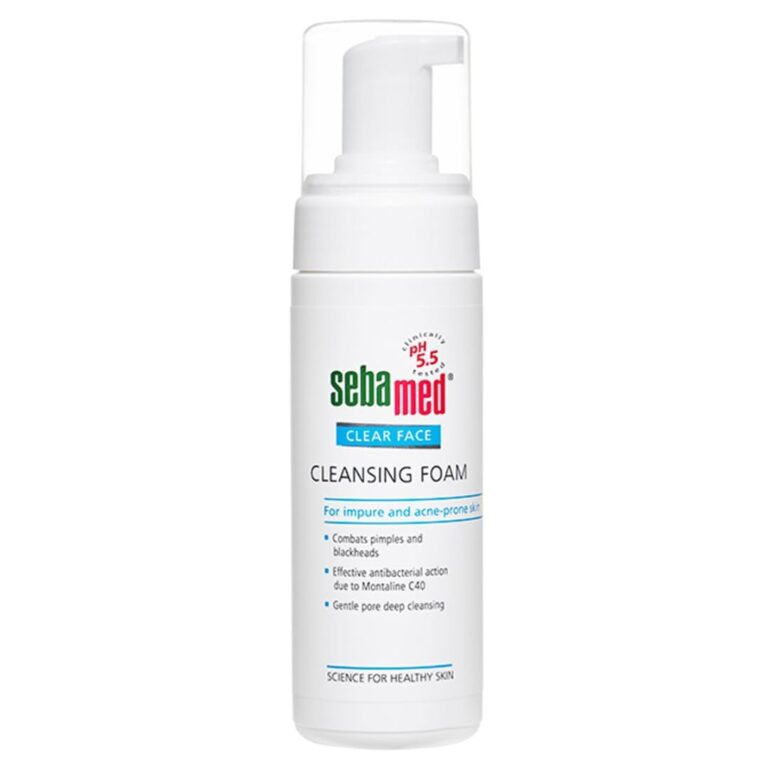 Sebamed Clear Face Cleansing Foam 150ml bottle for oily and acne-prone skin