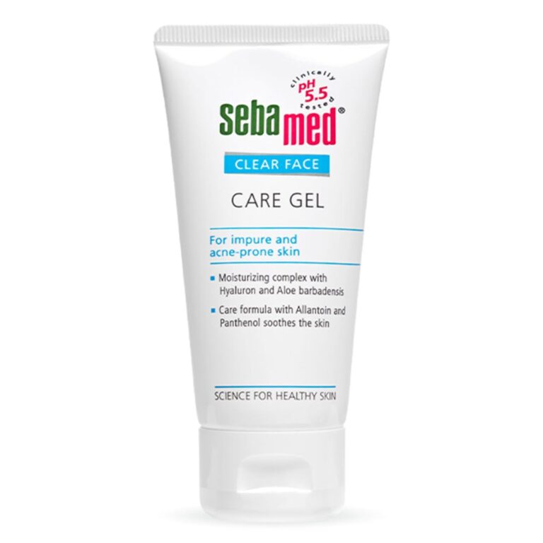 Sebamed Clear Face Care Gel 50 ml product tube