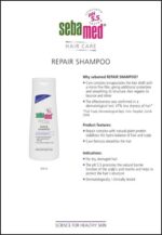 Sebamed shampoo for daily hair nourishment and care