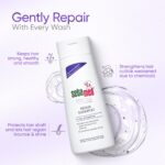 texture of Sebamed hair repair shampoo for dryness control