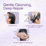 using Sebamed shampoo for reducing hair dryness