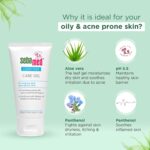 Hydrating look of Sebamed Clear Face Care Gel on skin