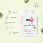 pH 5.5 balanced cleanser for maintaining skin protection