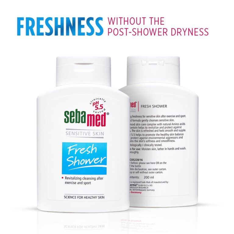 Soap free body wash for healthy and balanced skin